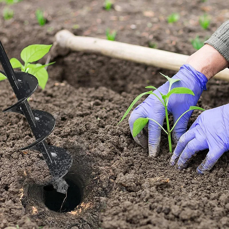 BROCA ESPIRAL DE JARDINAGEM - ENCAIXA EM QUALQUER FURADEIRA